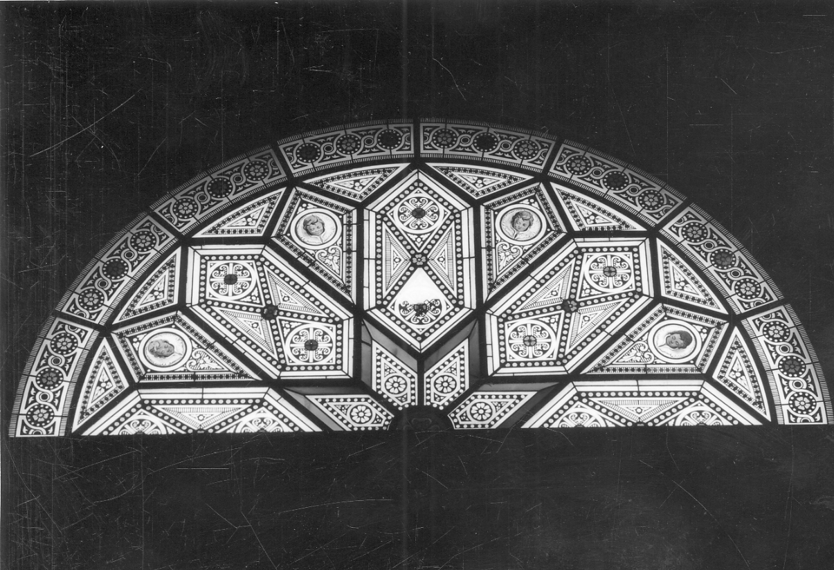 vetrata, serie di Guglielmi Pietro (ultimo quarto sec. XIX)