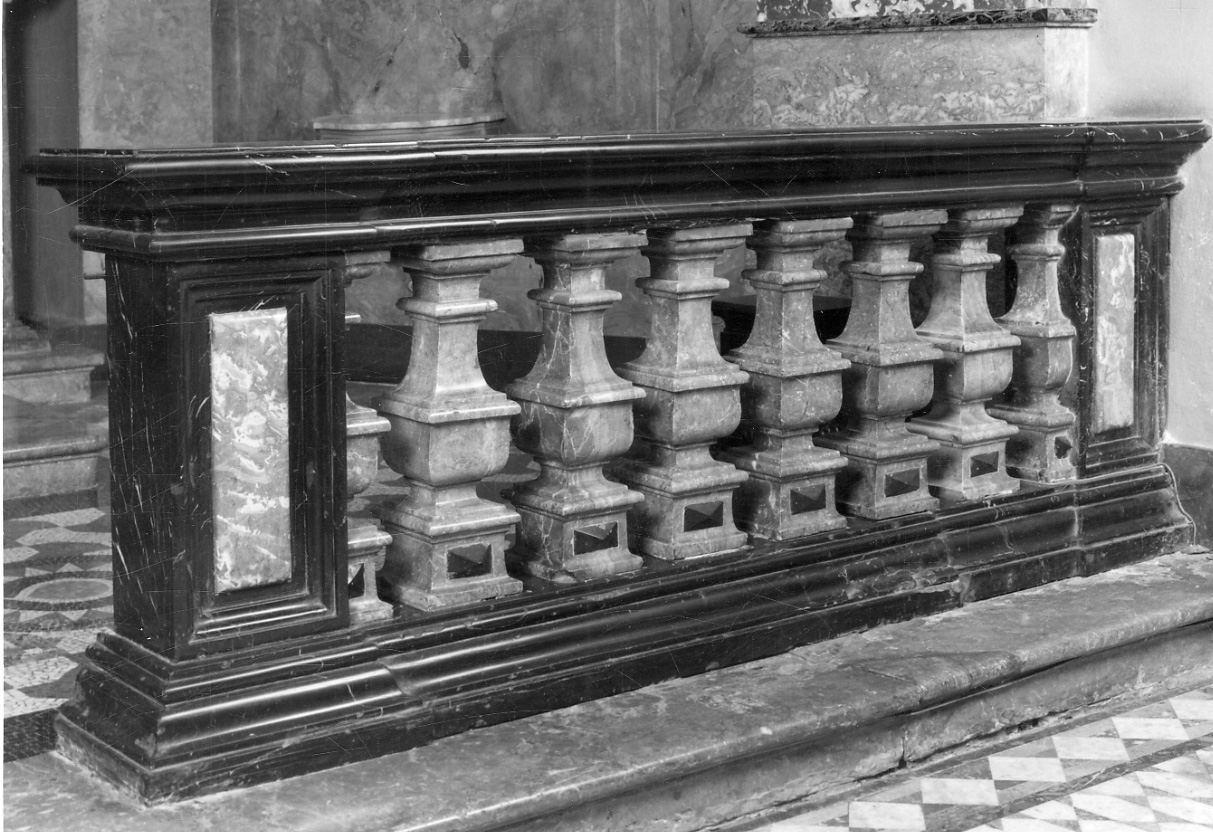 balaustrata, opera isolata - ambito lombardo-piemontese (ultimo quarto sec. XVII)