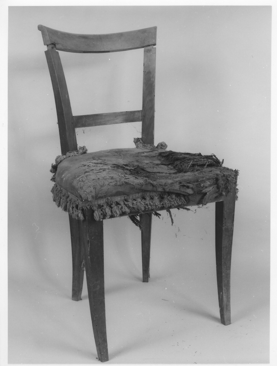 sedia, serie - ambito piemontese (prima metà sec. XIX)