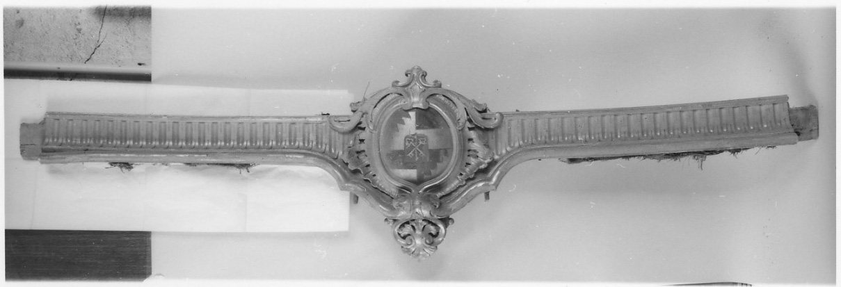 letto, frammento - ambito piemontese (seconda metà sec. XIX)