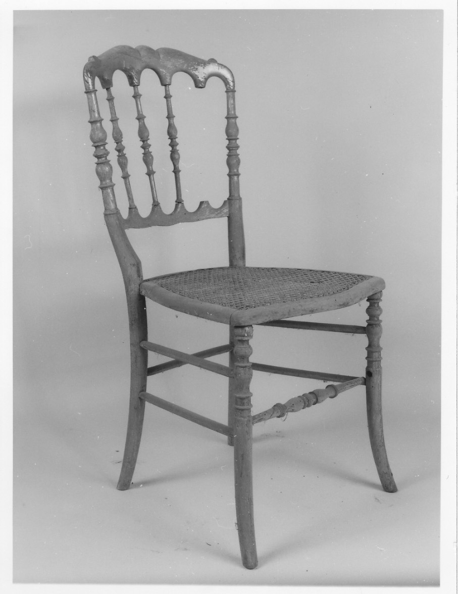 sedia, serie - produzione ligure (?) (seconda metà sec. XIX)