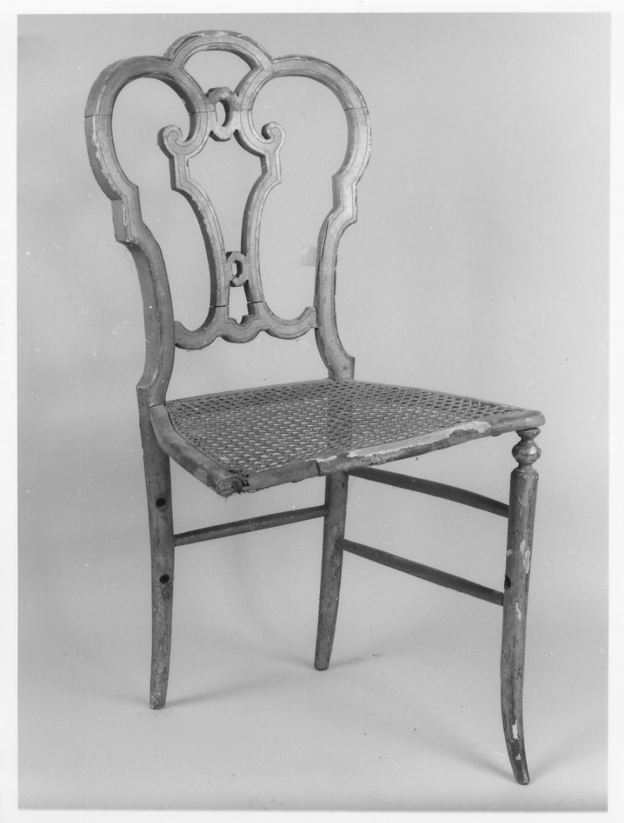 sedia, serie - produzione ligure (?) (seconda metà sec. XIX)