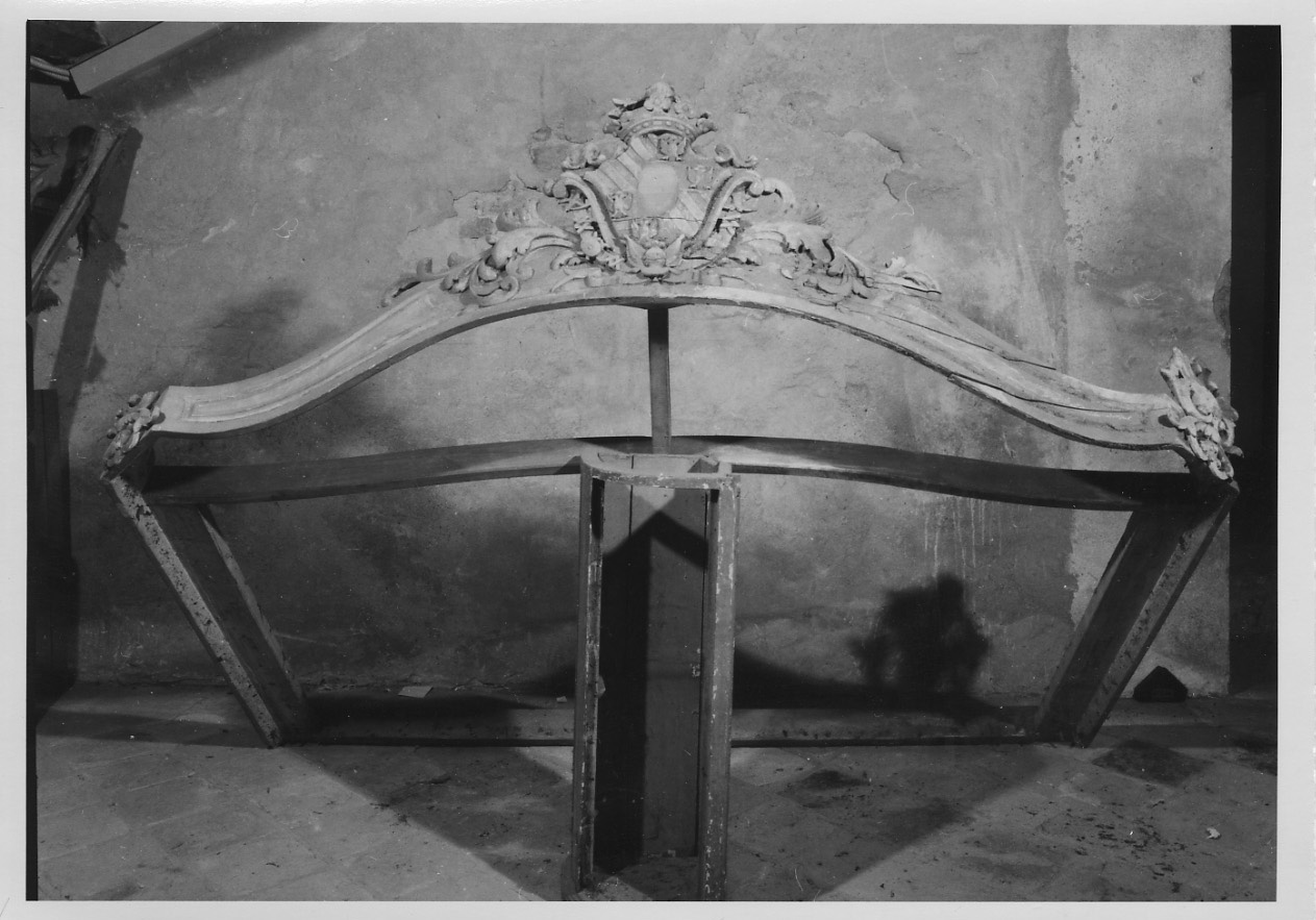 letto, frammento - produzione piemontese (terzo quarto sec. XVIII)