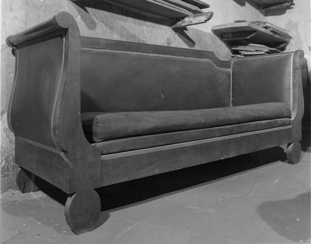 divano, opera isolata - bottega piemontese (metà sec. XIX)