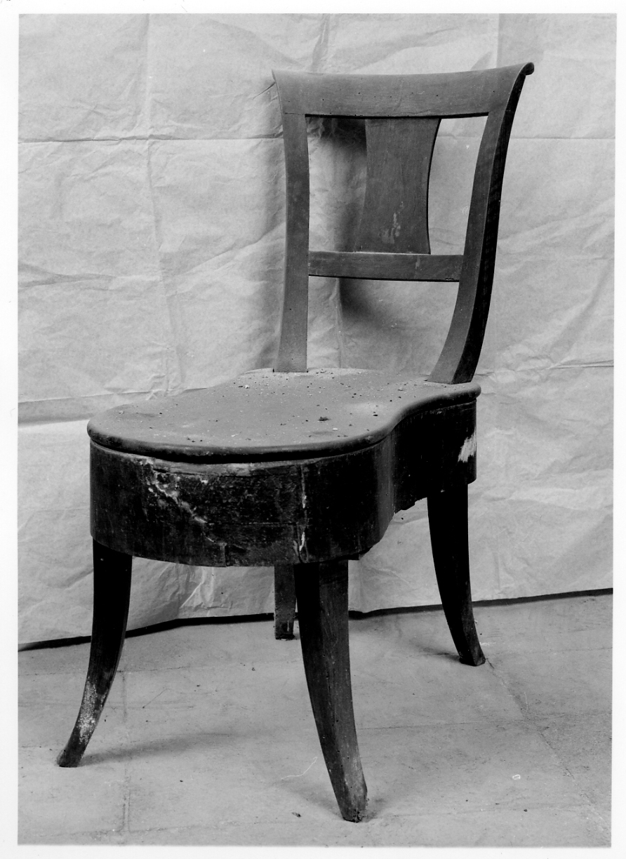 bidet, opera isolata - bottega piemontese (seconda metà sec. XIX)