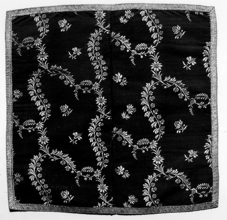 velo di calice, elemento d'insieme - manifattura italiana (ultimo quarto sec. XVIII)