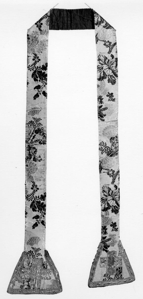 stola, opera isolata - manifattura francese (secondo quarto sec. XVIII)