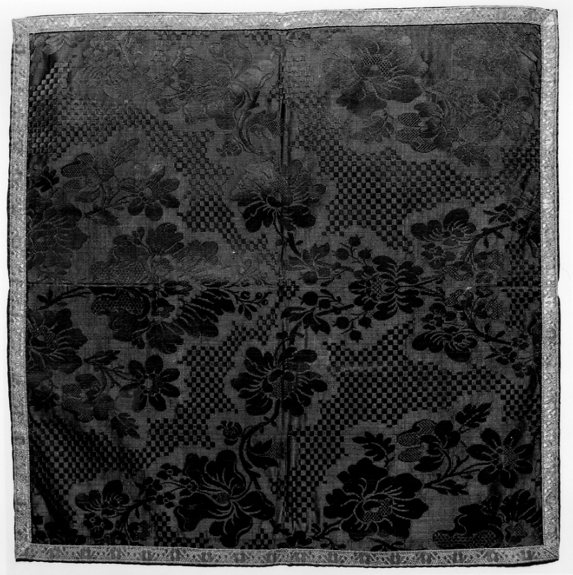 velo di calice, elemento d'insieme - manifattura italiana (metà sec. XIX)