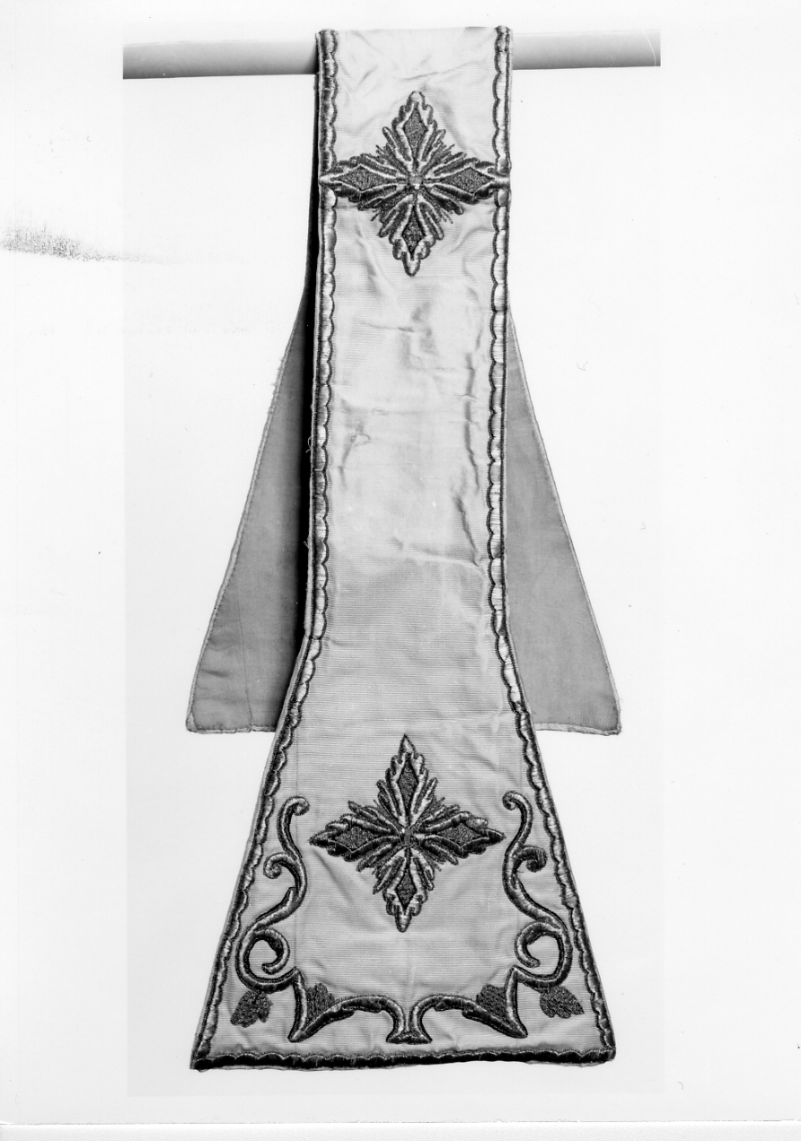 manipolo, elemento d'insieme - manifattura italiana (ultimo quarto sec. XVIII)