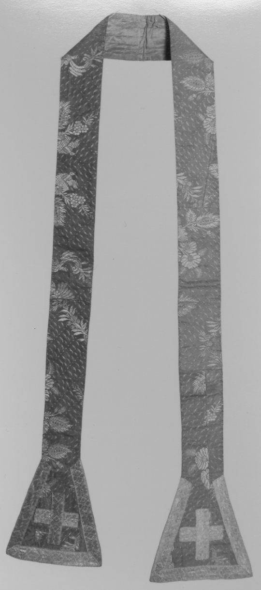 stola, elemento d'insieme - manifattura italiana (inizio sec. XIX)