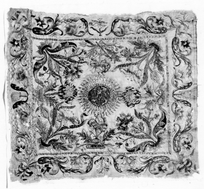 velo di calice, opera isolata - ambito italiano (seconda metà sec. XVII)