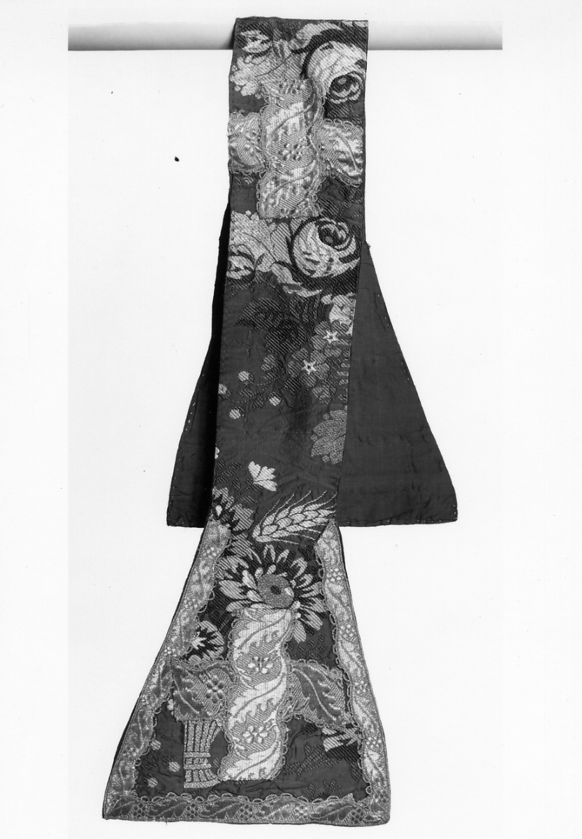 manipolo, elemento d'insieme - manifattura italiana (seconda metà sec. XVIII)