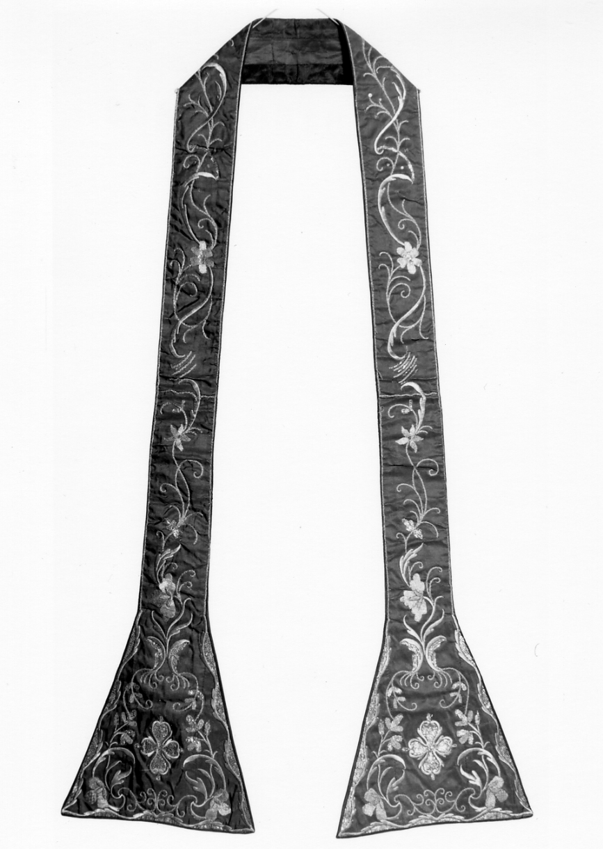 stola, elemento d'insieme - ambito piemontese (metà sec. XVIII)