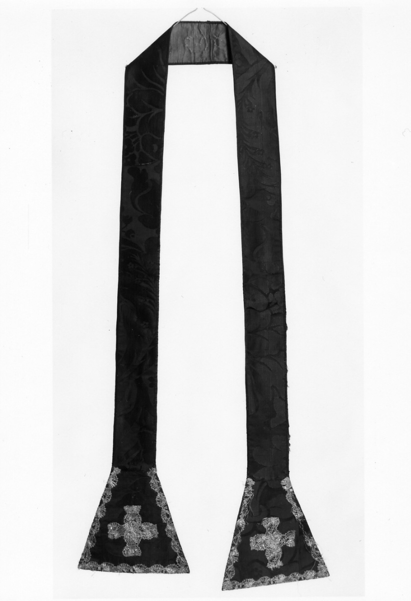 stola, serie - manifattura italiana (fine/inizio secc. XVII/ XVIII)