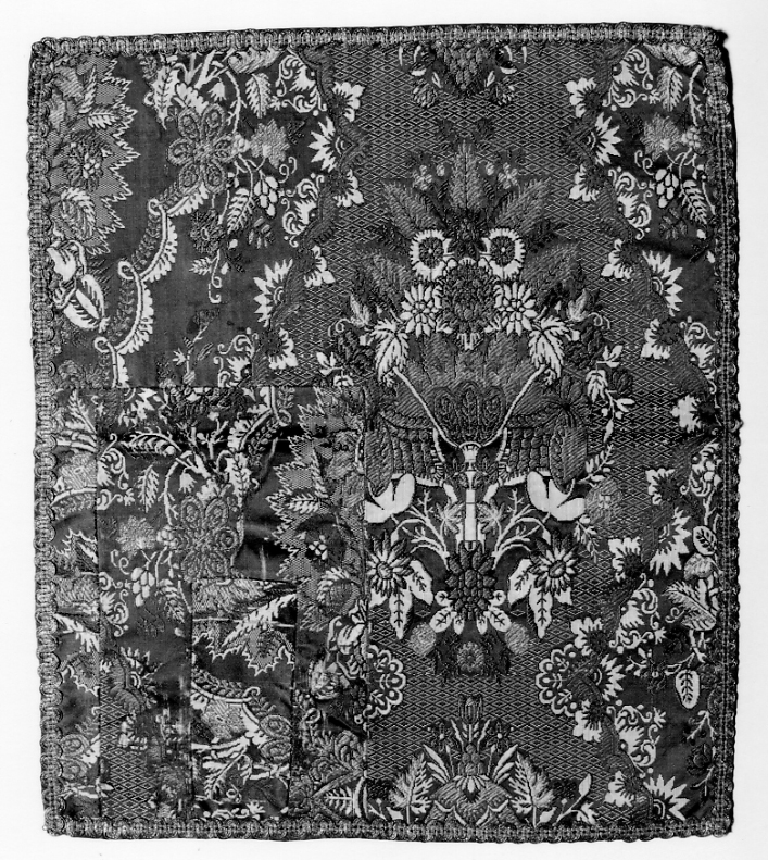 velo di calice, elemento d'insieme - manifattura italiana (seconda metà sec. XIX)