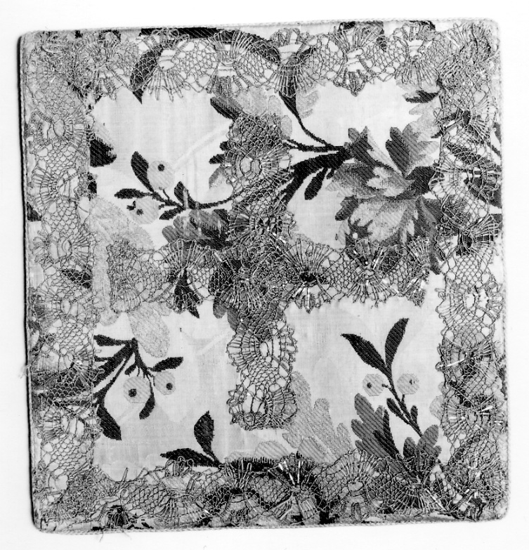 borsa del corporale, elemento d'insieme - manifattura italiana (metà sec. XVIII)