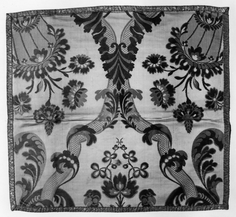 velo di calice, elemento d'insieme - manifattura italiana (terzo quarto sec. XIX)