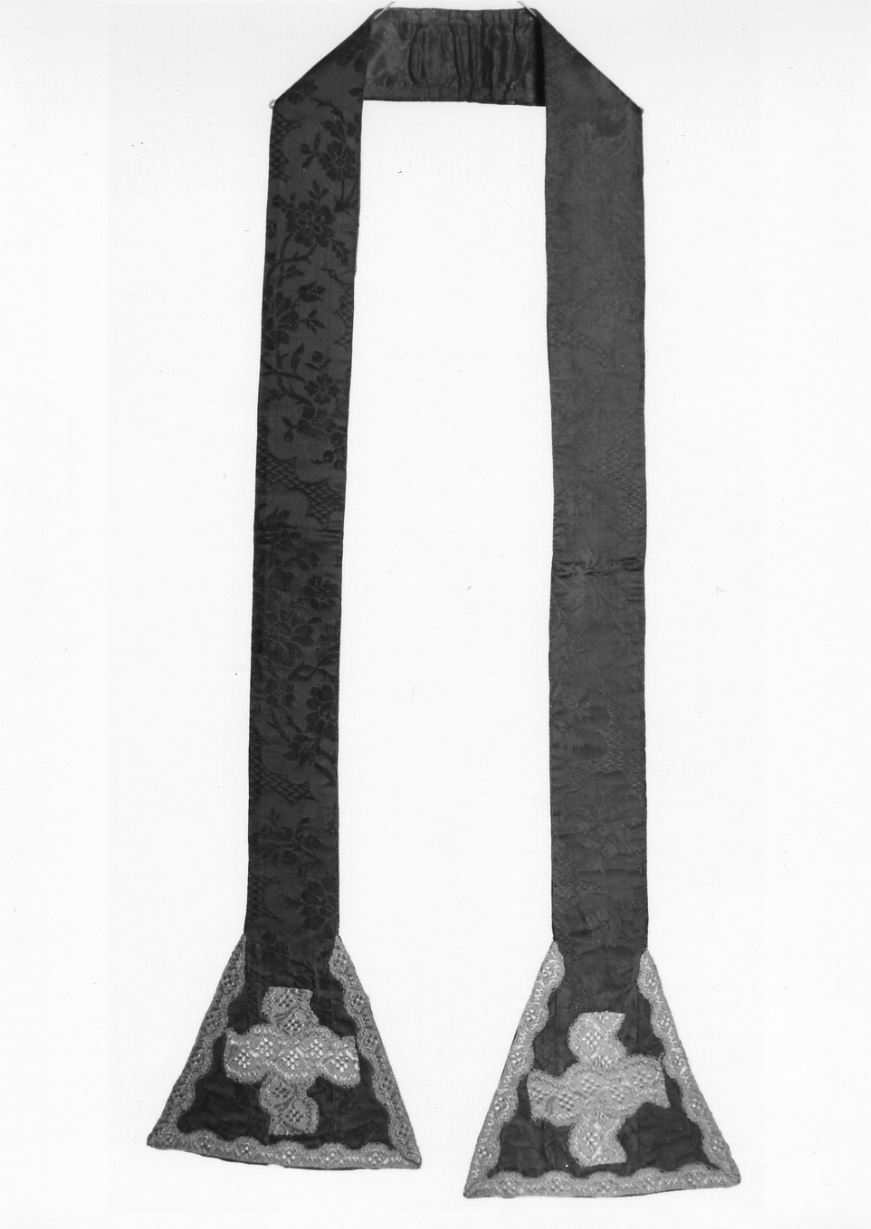 stola, elemento d'insieme - manifattura italiana (seconda metà sec. XIX)