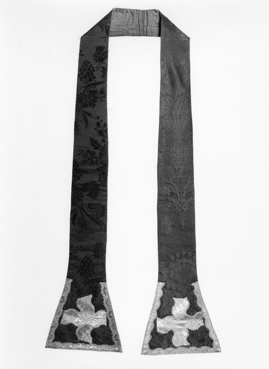 stola, serie - manifattura italiana (fine/inizio secc. XIX/ XX)