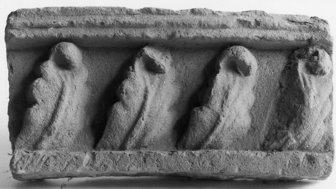 decorazione plastica, elemento d'insieme - ambito novarese (seconda metà sec. XV)