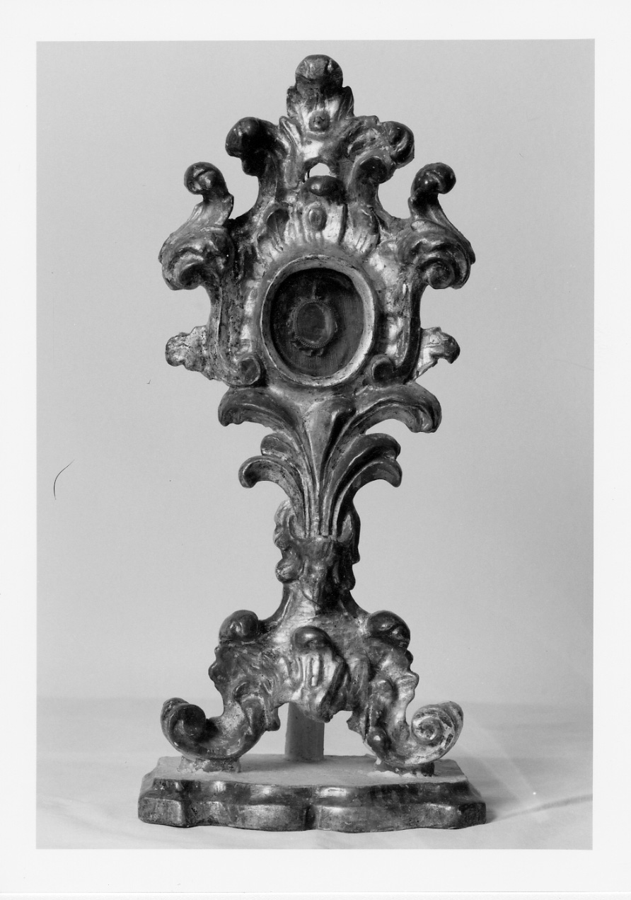 reliquiario - a ostensorio, opera isolata - produzione piemontese (prima metà sec. XVIII)