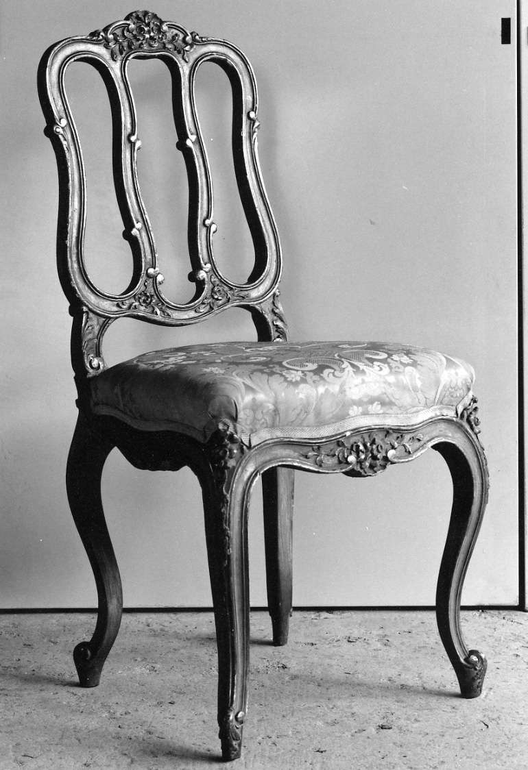 sedia, serie - produzione piemontese (ultimo quarto sec. XIX)