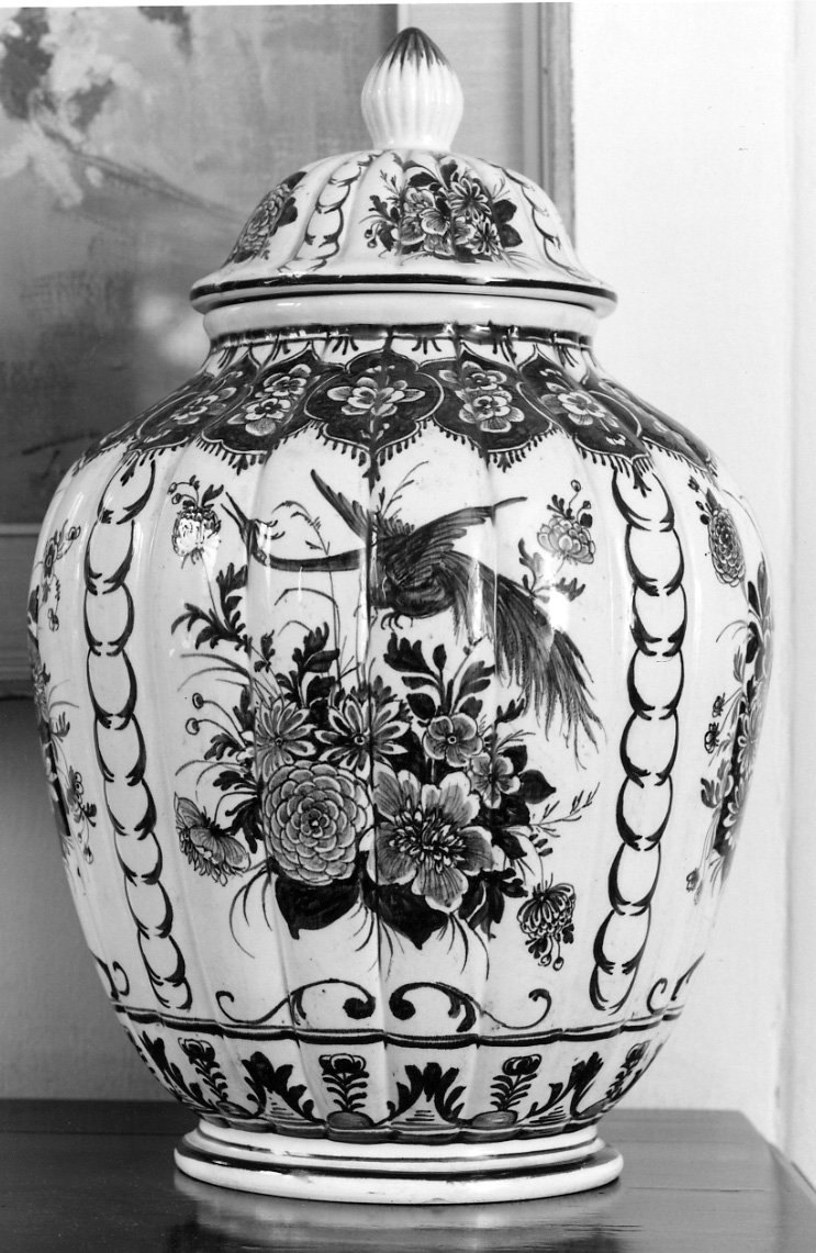 motivi decorativi floreali (vaso, opera isolata) - manifattura di Nove (fine/inizio secc. XIX/ XX)