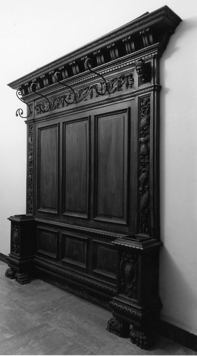 trofei di armi (attaccapanni, opera isolata) - produzione Italia settentrionale (fine/inizio secc. XIX/ XX)