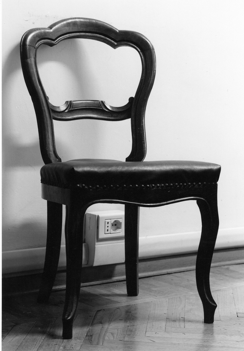 sedia, serie - produzione piemontese (ultimo quarto sec. XIX)