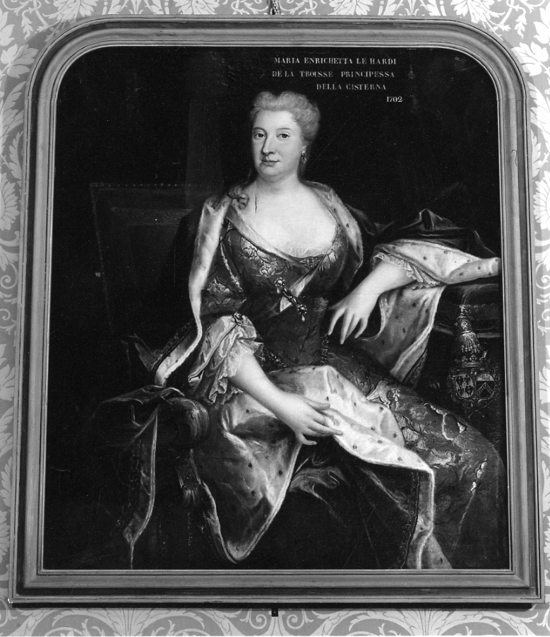 ritratto di Maria Enrichetta Le Hardi de la Trousse (dipinto, opera isolata) - ambito francese (primo quarto sec. XVIII)