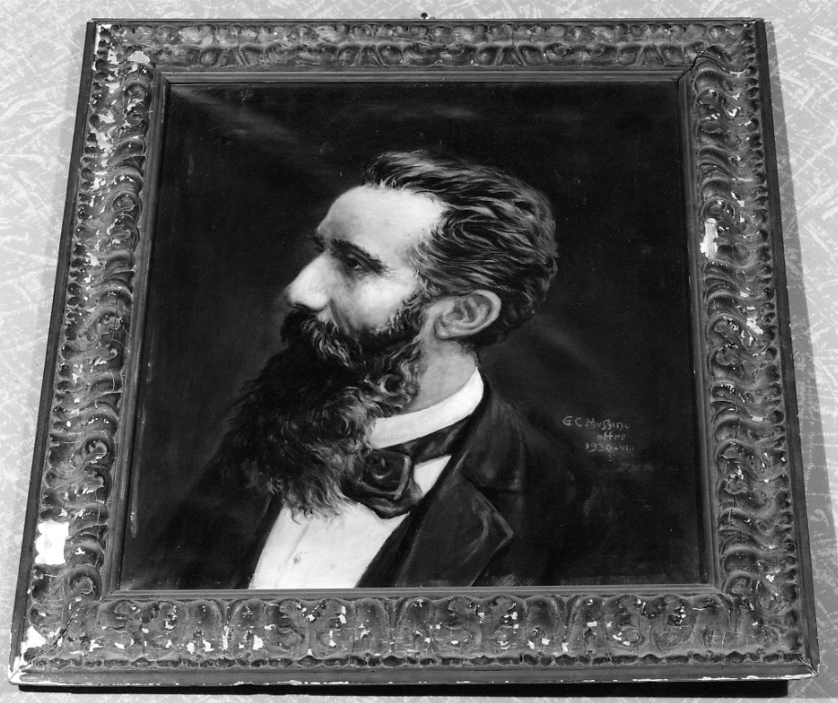 ritratto di Galileo Ferraris (dipinto, opera isolata) di Mussino Giuseppe (secondo quarto sec. XX)