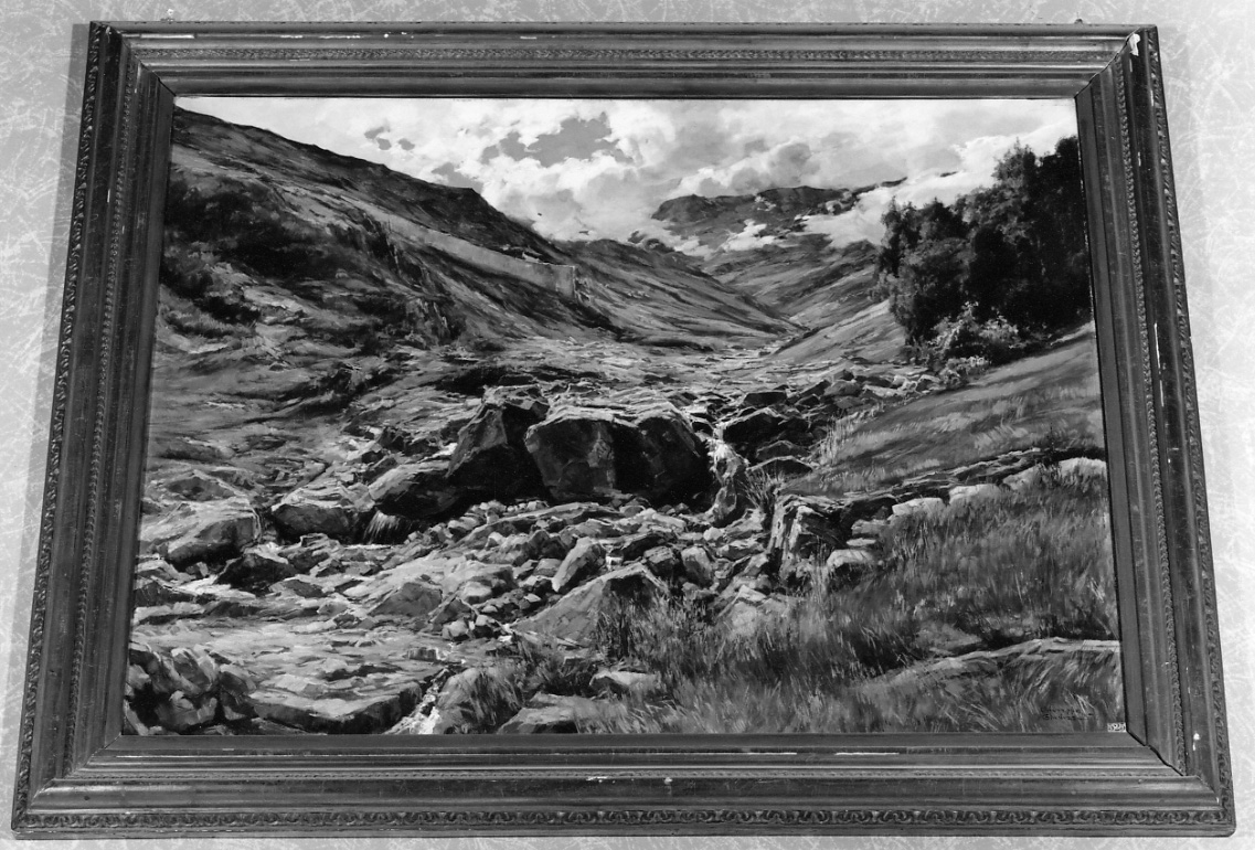 cornice di dipinto, opera isolata - produzione piemontese (secondo quarto sec. XX)