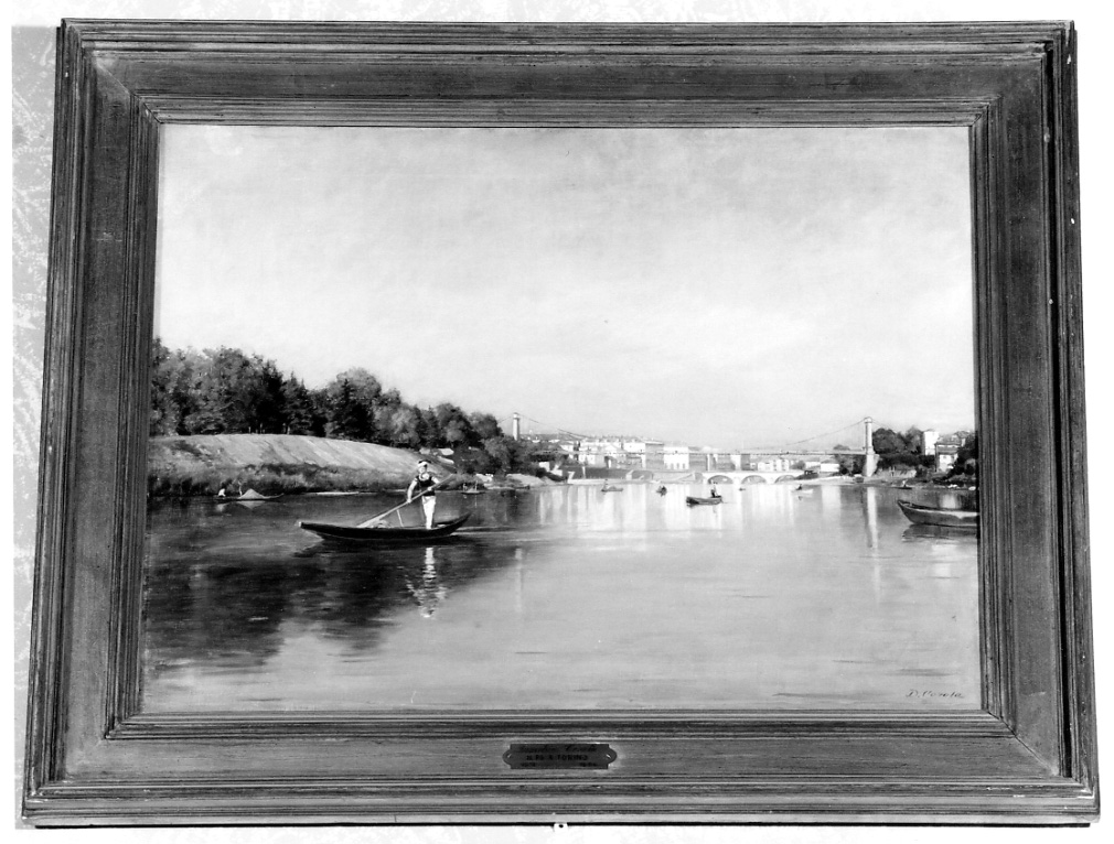 cornice di dipinto, opera isolata - produzione piemontese (ultimo quarto sec. XIX)