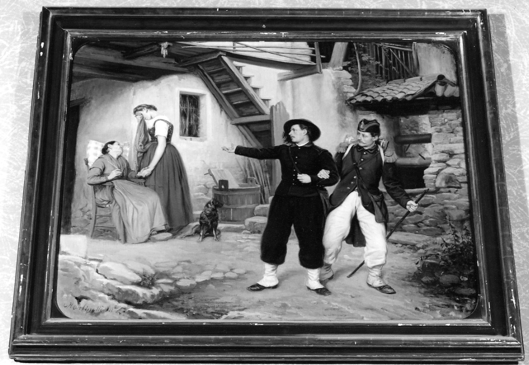 cornice di dipinto, opera isolata - produzione piemontese (terzo quarto sec. XIX)