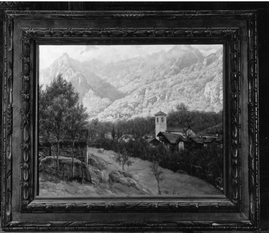 cornice di dipinto, opera isolata - produzione piemontese (secondo quarto sec. XX)