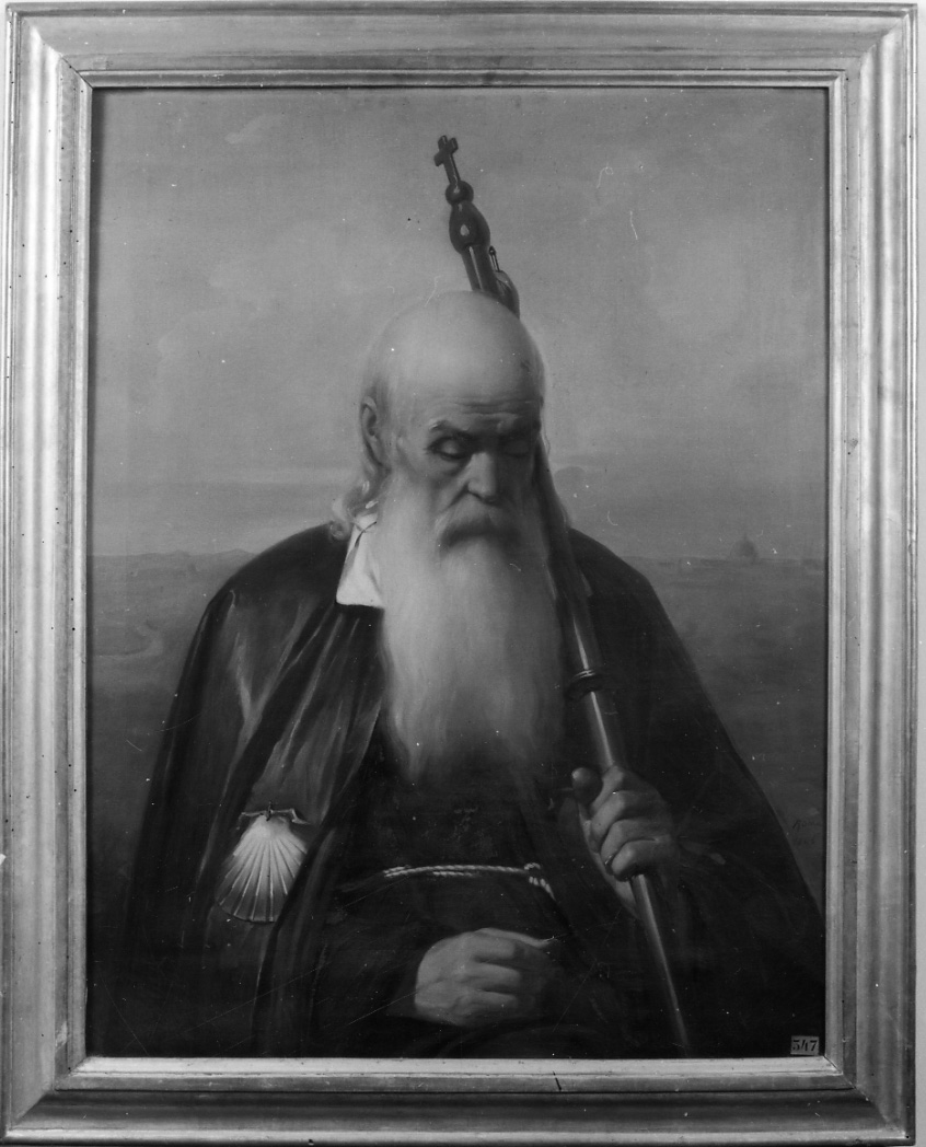 San Giacomo il Maggiore (dipinto, opera isolata) di Pittatore Michelangelo (metà sec. XIX)