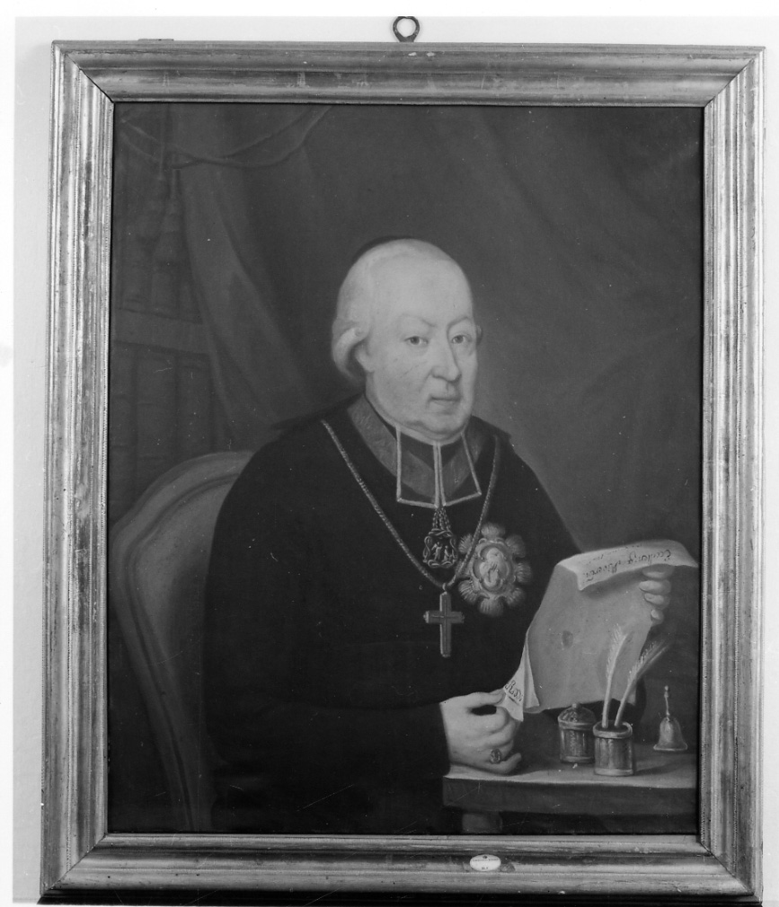ritratto dell'abate Cesare Dionigi Garretti di Ferrere (dipinto, opera isolata) di Benna Maria (primo quarto sec. XIX)