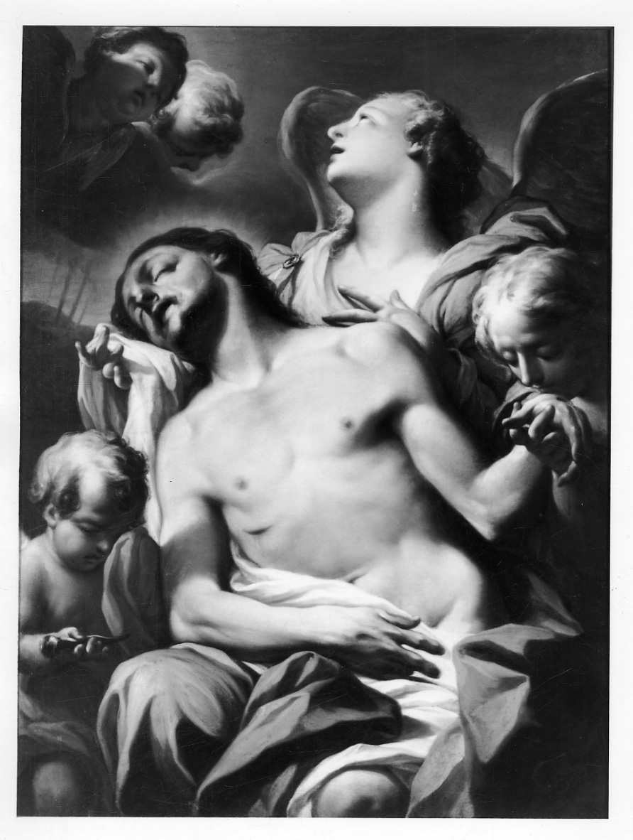 Pietà (dipinto, opera isolata) di Trevisani Francesco (fine/inizio secc. XVII/ XVIII)