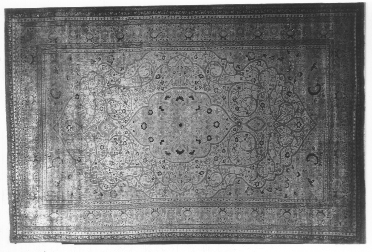 decorazioni fitomorfe (tappeto, opera isolata) - manifattura persiana (ultimo quarto sec. XIX)