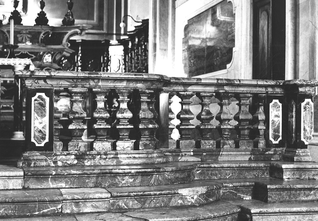 balaustrata, opera isolata di Picapietra Francesco (attribuito) (seconda metà sec. XVIII)