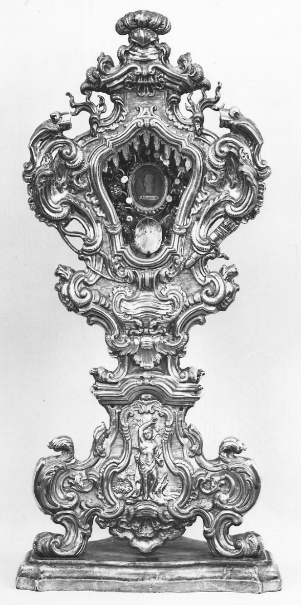 reliquiario - a ostensorio, opera isolata - bottega genovese (primo quarto sec. XVIII)