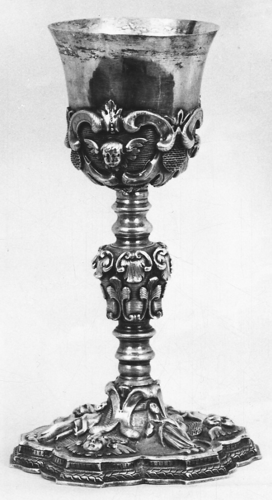 calice, opera isolata - bottega ligure (inizio sec. XVIII)