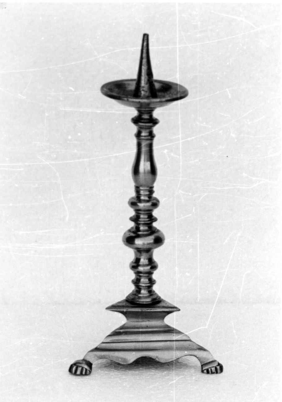 candeliere, serie - bottega piemontese (sec. XVIII)