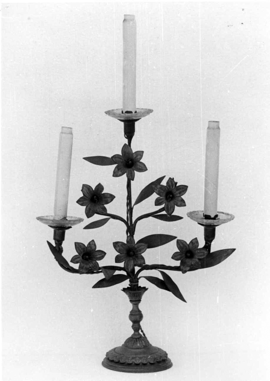 candeliere, serie - bottega piemontese (sec. XIX)