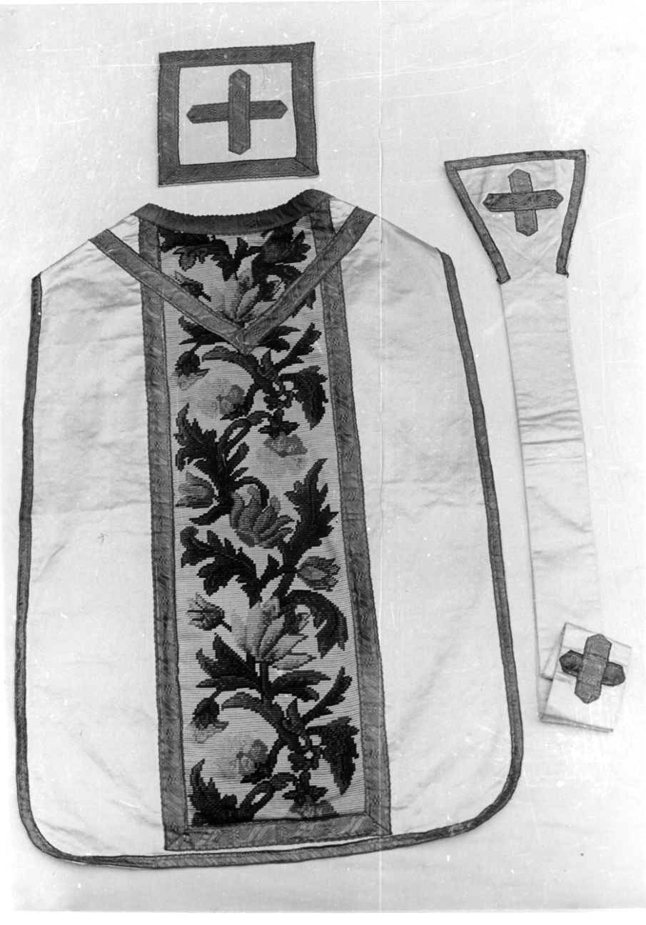 paramento liturgico, insieme - manifattura italiana (inizio sec. XX)