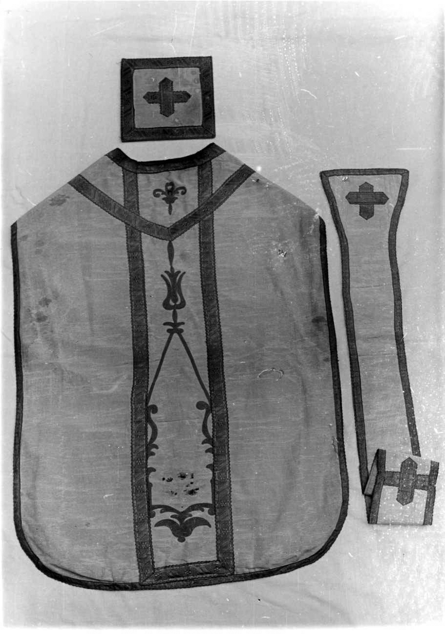 paramento liturgico, insieme - manifattura italiana (sec. XIX)
