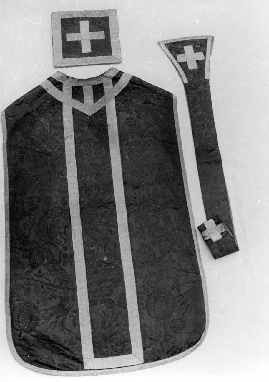 paramento liturgico, insieme - manifattura italiana (sec. XIX)