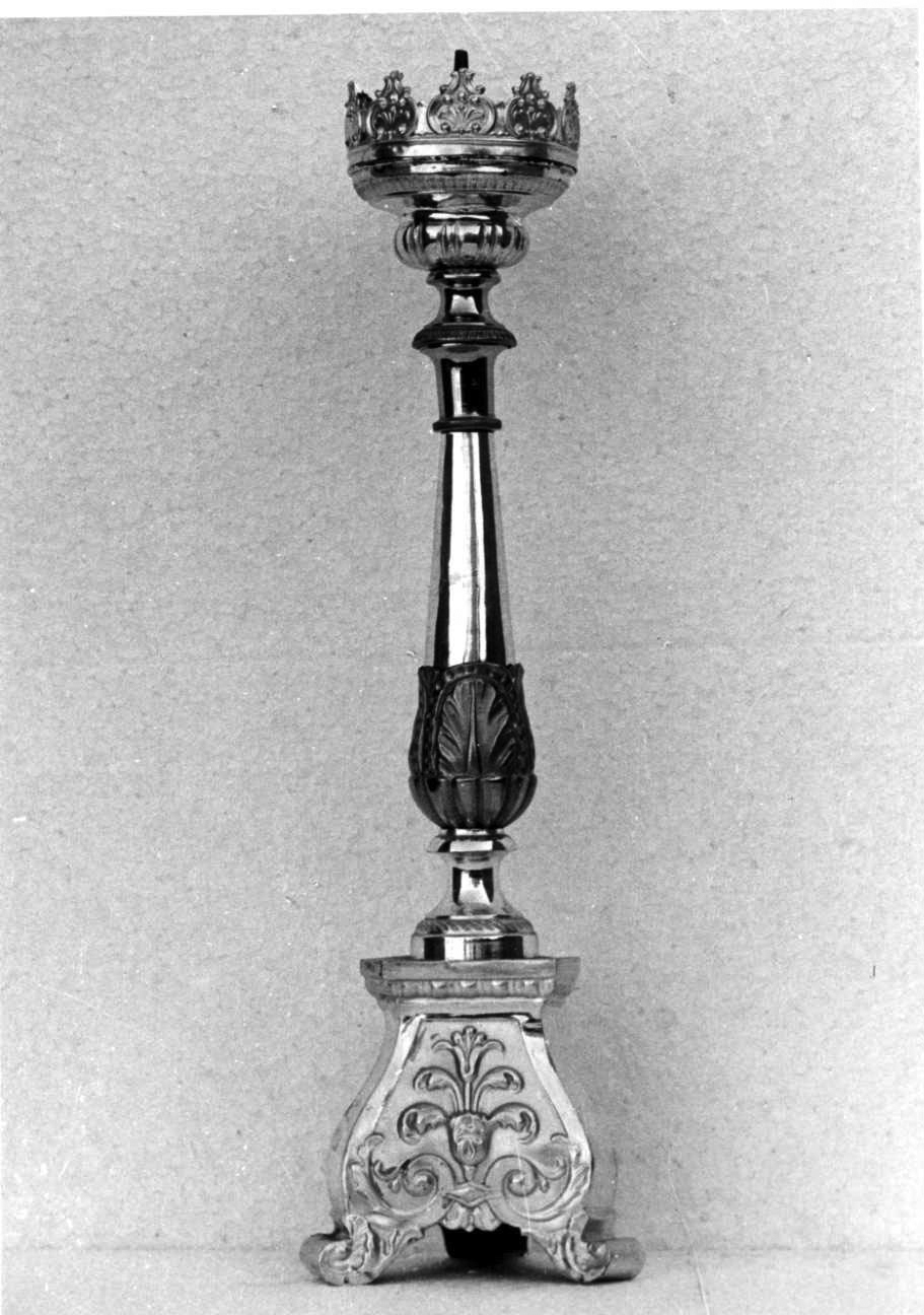 candeliere, serie - bottega piemontese (sec. XIX)