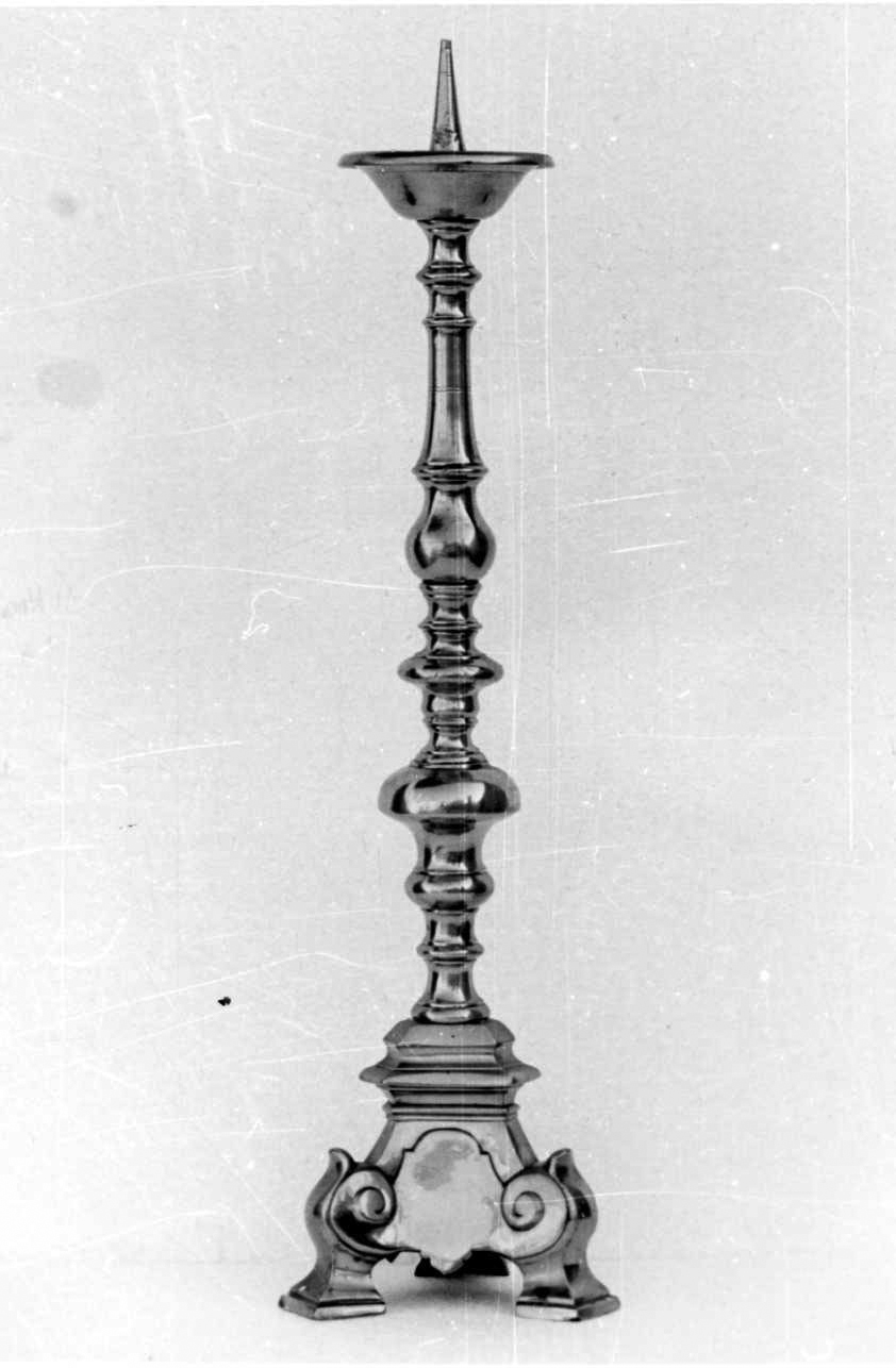 candeliere, serie - bottega piemontese (ultimo quarto sec. XVIII)