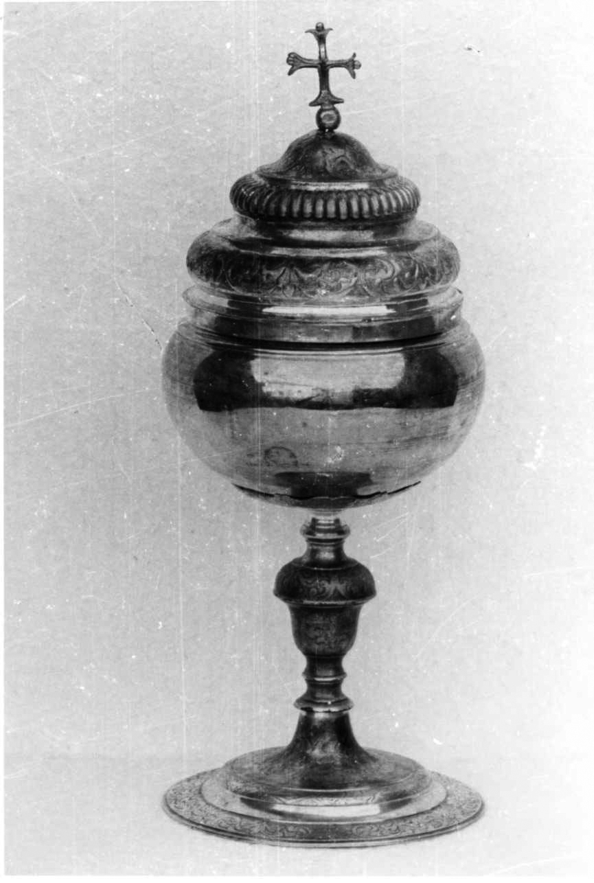 pisside, opera isolata - bottega piemontese (sec. XVII)